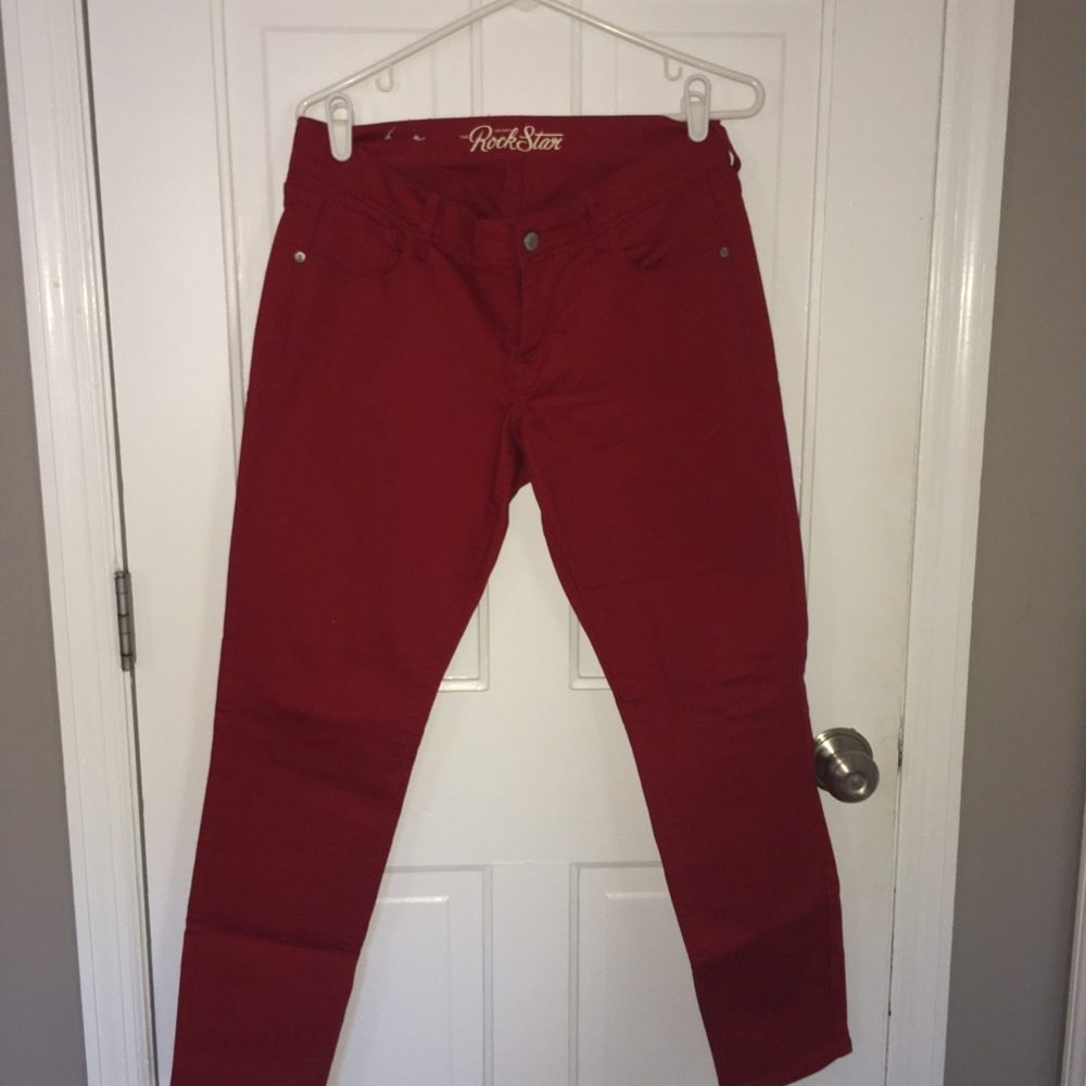 Old navy red jeans